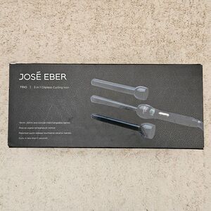 Jose Eber Clipless Trio Multi-Barrel Curling Iron Set 3 Barrels EUC TESTED WORKS